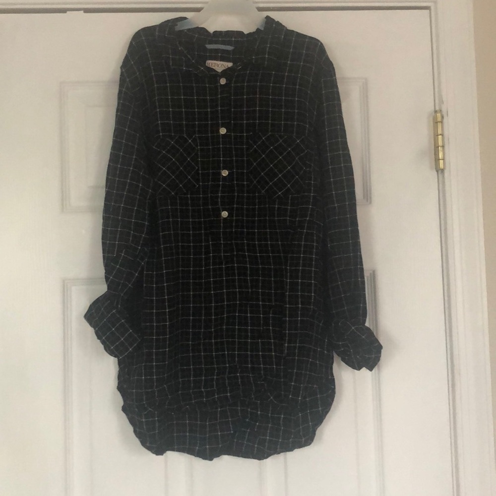 Merona quarter-button shirt